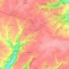 Candas topographic map, elevation, terrain