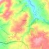 Bonito topographic map, elevation, terrain