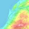 Maryport topographic map, elevation, terrain