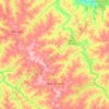 Nova Granada topographic map, elevation, terrain