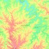 Dois Vizinhos topographic map, elevation, terrain