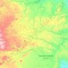 Siroua topographic map, elevation, terrain