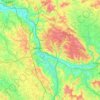 Saintes Grandes Rives, l'Agglo topographic map, elevation, terrain