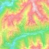 Vezza d'Oglio topographic map, elevation, terrain