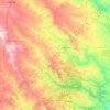 Coryell County topographic map, elevation, terrain