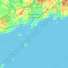 Manchester-by-the-Sea topographic map, elevation, terrain