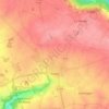 Rebais topographic map, elevation, terrain
