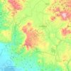 Ciudad Dario topographic map, elevation, terrain