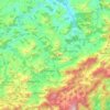Barra Alegre topographic map, elevation, terrain