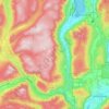 Area D (Falkland/Silver Creek) topographic map, elevation, terrain