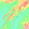 Alto Paraguai topographic map, elevation, terrain