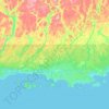 Havre-Saint-Pierre topographic map, elevation, terrain
