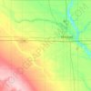 Davison County topographic map, elevation, terrain