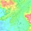 Bromham topographic map, elevation, terrain