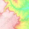 Briscoe County topographic map, elevation, terrain