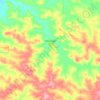 Comté de Kojonup topographic map, elevation, terrain