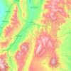 Sevier County topographic map, elevation, terrain