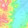 Voskop topographic map, elevation, terrain