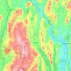 Sherman topographic map, elevation, terrain