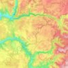 Causse Noir topographic map, elevation, terrain