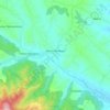Donja Satornja topographic map, elevation, terrain