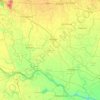 Deoria topographic map, elevation, terrain