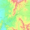 Parroquia Montaña Verde topographic map, elevation, terrain