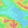 Mondsee topographic map, elevation, terrain