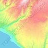 Chaparra topographic map, elevation, terrain