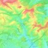 Reckange-sur-Mess topographic map, elevation, terrain