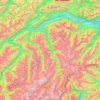 Bezirk Imst topographic map, elevation, terrain