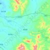 富田镇 topographic map, elevation, terrain