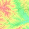 Burleson County topographic map, elevation, terrain