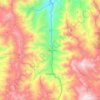 Pamplonita topographic map, elevation, terrain