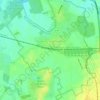 Bruille-lez-Marchiennes topographic map, elevation, terrain