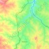 Kontcha topographic map, elevation, terrain