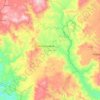 Nueva Armenia topographic map, elevation, terrain