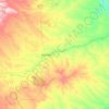 Musselshell County topographic map, elevation, terrain