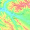 Cuq-Toulza topographic map, elevation, terrain