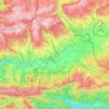 Cerdaña topographic map, elevation, terrain