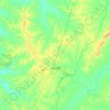 Gurupi topographic map, elevation, terrain