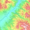 Vranjska Banja topographic map, elevation, terrain