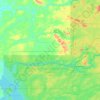 Waswanipi (Land) topographic map, elevation, terrain