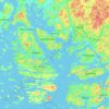 Naantali topographic map, elevation, terrain