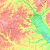 Richmond County topographic map, elevation, terrain