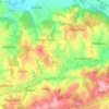 Kelč topographic map, elevation, terrain