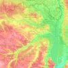 Вышгородский район topographic map, elevation, terrain