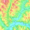 Howard Township topographic map, elevation, terrain