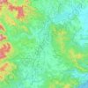 Gironais topographic map, elevation, terrain