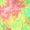 Toraja Utara topographic map, elevation, terrain